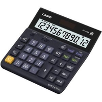 Casio Desktop Calculator 12 Digit 4 Key Memory BatterySolar Power