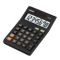 Casio Desktop Calculator 8 Digit 3 Key Memory BatterySolar Power