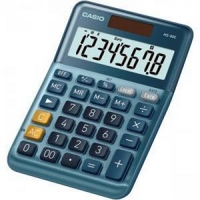 Casio MS-80E 8 Digit Desktop Calculator Silver MS-80E 54041CX