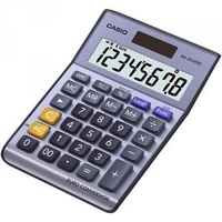 Casio Ms-80ver Dual Pow 8 Dig Desk Calc