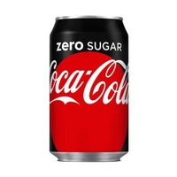 Coca Cola Coke Zero Soft Drink Can 330ml Ref N001018 Pack 24