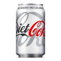 Coca Cola Diet Coke Soft Drink Can 330ml Ref N000978 Pack 24