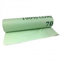 Compostable Biodegradable Bin Liner 70 Litre Pack 10s