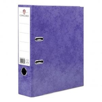 Concord Contrast Lever Arch File Laminated Capacity 70mm A4 Purple Ref