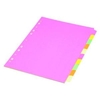 Concord Divider 10-Part A4 Manilla Neon Assorted 89199891