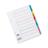 Concord Index 10-Part A5 White with Multi-Colour Tabs 07601CS76