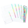 Concord Index Jan-Dec A4 White with Multicoloured Tabs 02401CS24