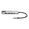 D Link 5in1 USB C Dock with HDMI Ethernet and Power Delivery