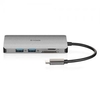D Link 6 n1 USB C Ultra HD 4K Dock with HDMI Card Reader and Power