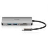 D Link 8in1 USB C Dock with HDMI Gigabit Ethernet Card Reader and