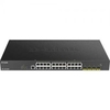 D Link DGS 1250 28XMP 24 Port Power Over Ethernet Smart Switch with 4