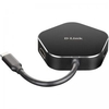 D Link DUB M420 4in1 HDMI Thunderbolt 3 Power Delivery USB C Hub 60W