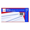 DL Self Seal Envelopes x 50 White Pack of 20 OBS135