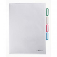 Durable 3 Part FolderOrganization File A4 Transparent Pack of 5