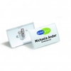 Durable Click Fold Name Badge With Combi Clip 40x75mm Pack of 25
