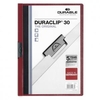 Durable Duraclip 30 Dark Red Pack of 25