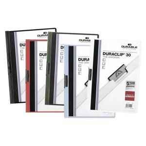 Durable DURACLIP 30 ORIGINAL A4 PVC Folder with Clear Front and 3mm