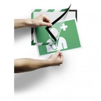 Durable DURAFRAME Security A4 GreenWhite Pack of 10