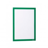 Durable DURAFRAME Self Adhesive A4 Green Pack of 10