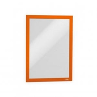 Durable DURAFRAME Self Adhesive A4 Orange Pack of 10