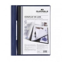 Durable DURAPLUS DE LUXE Presentation Folder A4 extra wide Dark Blue