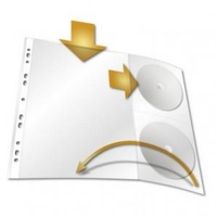 Durable Punched Pockets A4 Top Opening & Flap for Two CDsDVDs Pack
