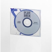 Durable QUICKFLIP STANDARD CDDVD case Blue Pack of 10