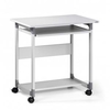 Durable SYSTEM COMPUTER TROLLEY 75 FH fixed height with two shelves