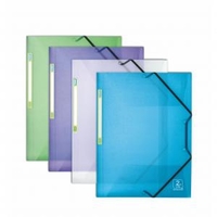 Elba 2nd Life Three Flap Folder A4 Assorted Pack of 4 400066419