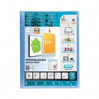 Elba 40 Pocket Display Book Blue