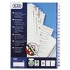 Elba A4 Mylar Numbered 1-20 Index Dividers Pack of 1 100204619