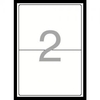Esselte Multifunction Labels 199.6x143.5mm 2 Per Sheet Pack 200