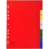 Exa Polypropylene A4 Index 1-5 Colour Tabs