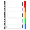 Exacompta 5 Part Dividers with Reinforced Mylar Tabs 20455EX