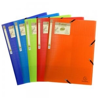Exacompta Forever Elasticated 3 Flap Folder Assorted Pack of 15