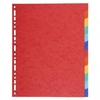 Exacompta Forever Recycled Divider 12 Part A4 Extra Wide 220gsm Card