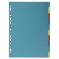 Exacompta Forever Recycled Polypropylene 10 Part Dividers A4 2710E