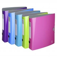 Exacompta Iderama 70mm Polypropylene Lever Arch File A4 Assorted Pack