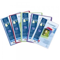 Exacompta Kreacover Display Book 20 Pocket A4 Assorted Pack of 20