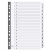 Exacompta Mylar Printed 160 GSM Indices A4 31 Part,  1 to 31 Numbered