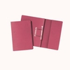Exacompta Pocket Spiral Files Foolscap 285g Red Pack 25 TPFM-REDZ