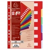 Exacompta Polypropylene 6 Part Dividers A4 Assorted 4906E