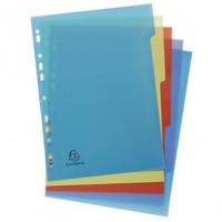 Forever Polypropylene A4 Dividers 5 Part