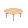 GALT Circular Solid Beech Classroom Table 1000 x 300mm Beech