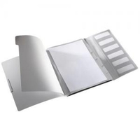 Leitz Style Divider Book 6-Part File Polypropylene Cover A4 Satin