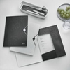 Leitz WOW 3-Flap Folder. Polypropylene. 150 sheet capacity. A4. Black.