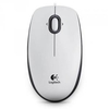 Logitech B100 Ambidextrous Wired USB A Optical 800 DPI White Mouse for