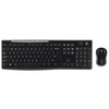 Logitech MK270 Keyboard and Mouse Desktop Combo Wireless Black Ref