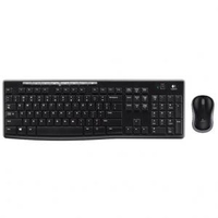 Logitech MK270 Keyboard and Mouse Desktop Combo Wireless Black Ref