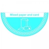 Mixed Paper And Card Floor Graphic adheres to most smooth clean flat